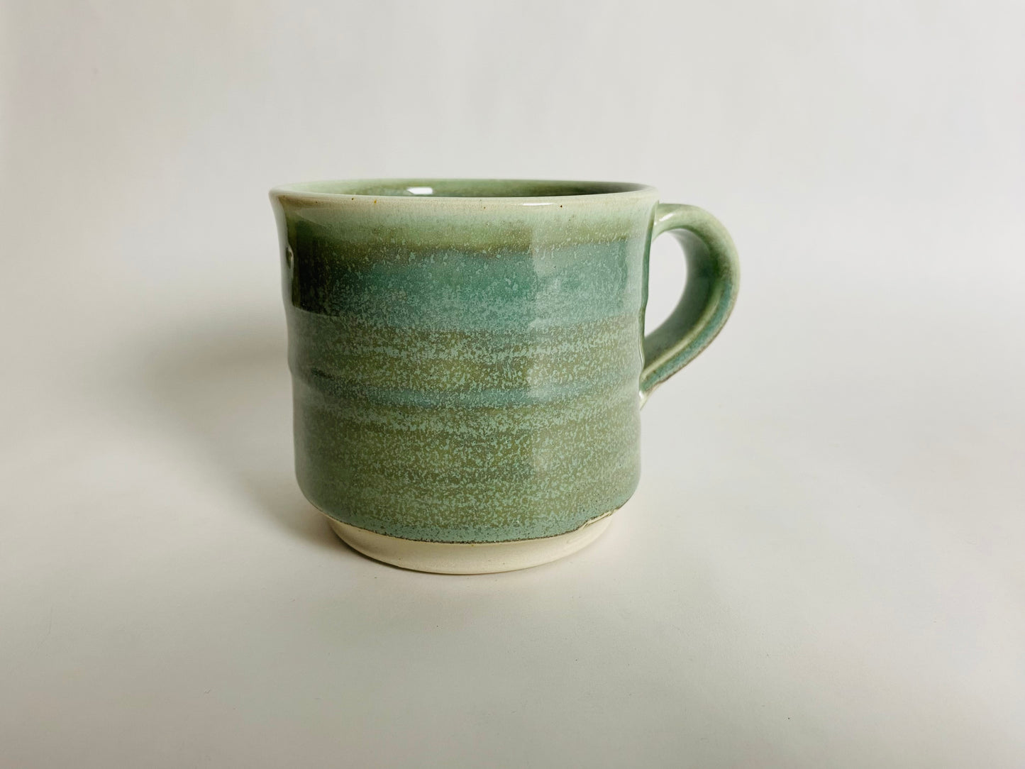 Mug with a Light Green Glaze