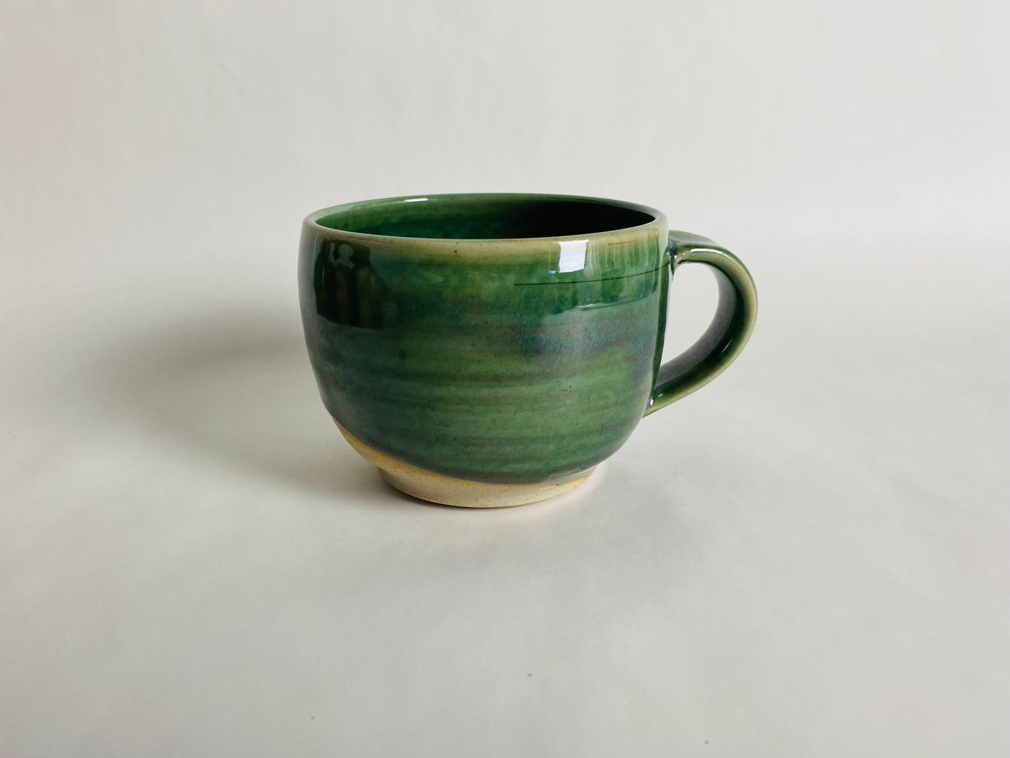Mug with an Oribe Glaze