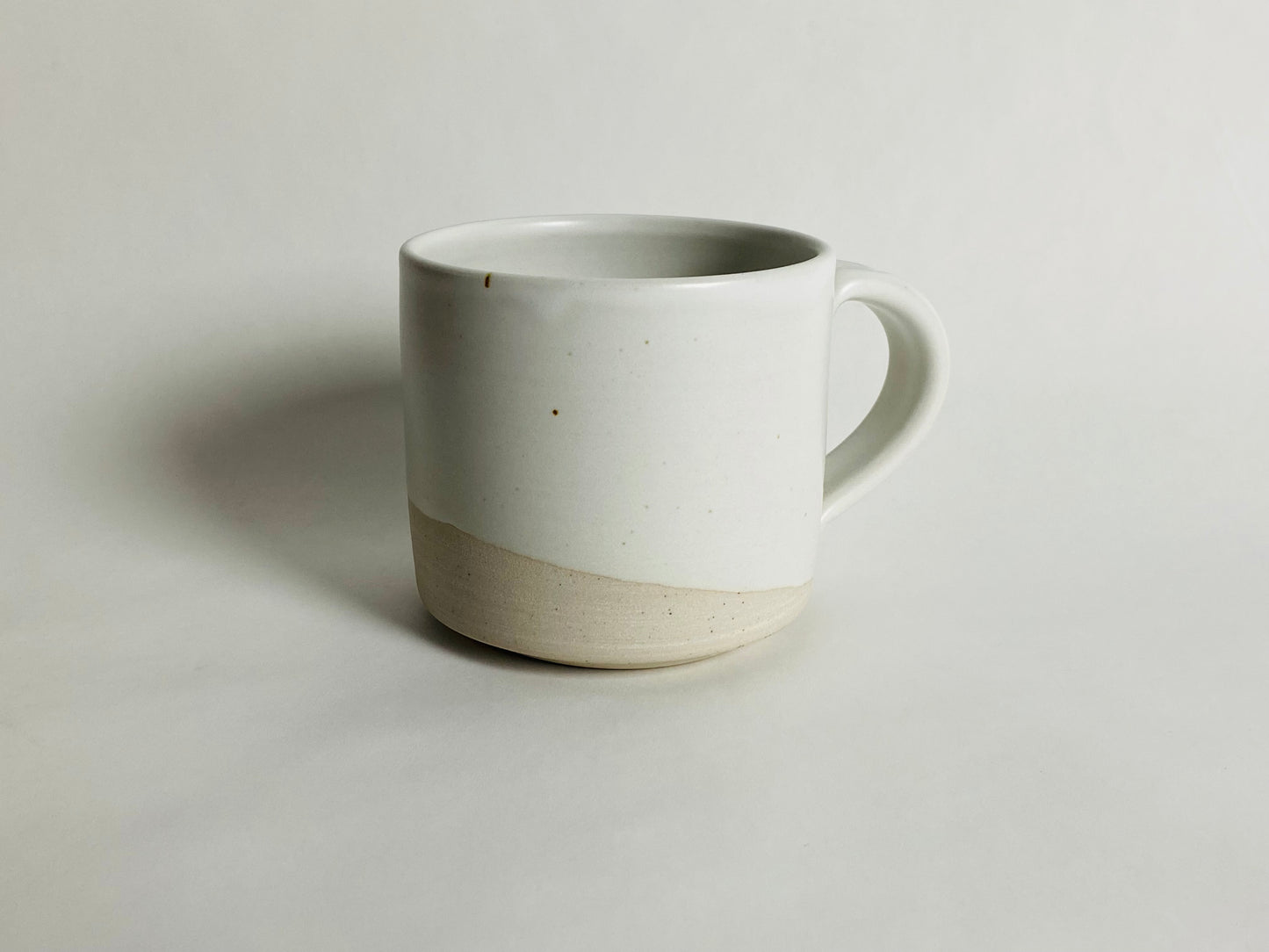 Mug with a White Glaze