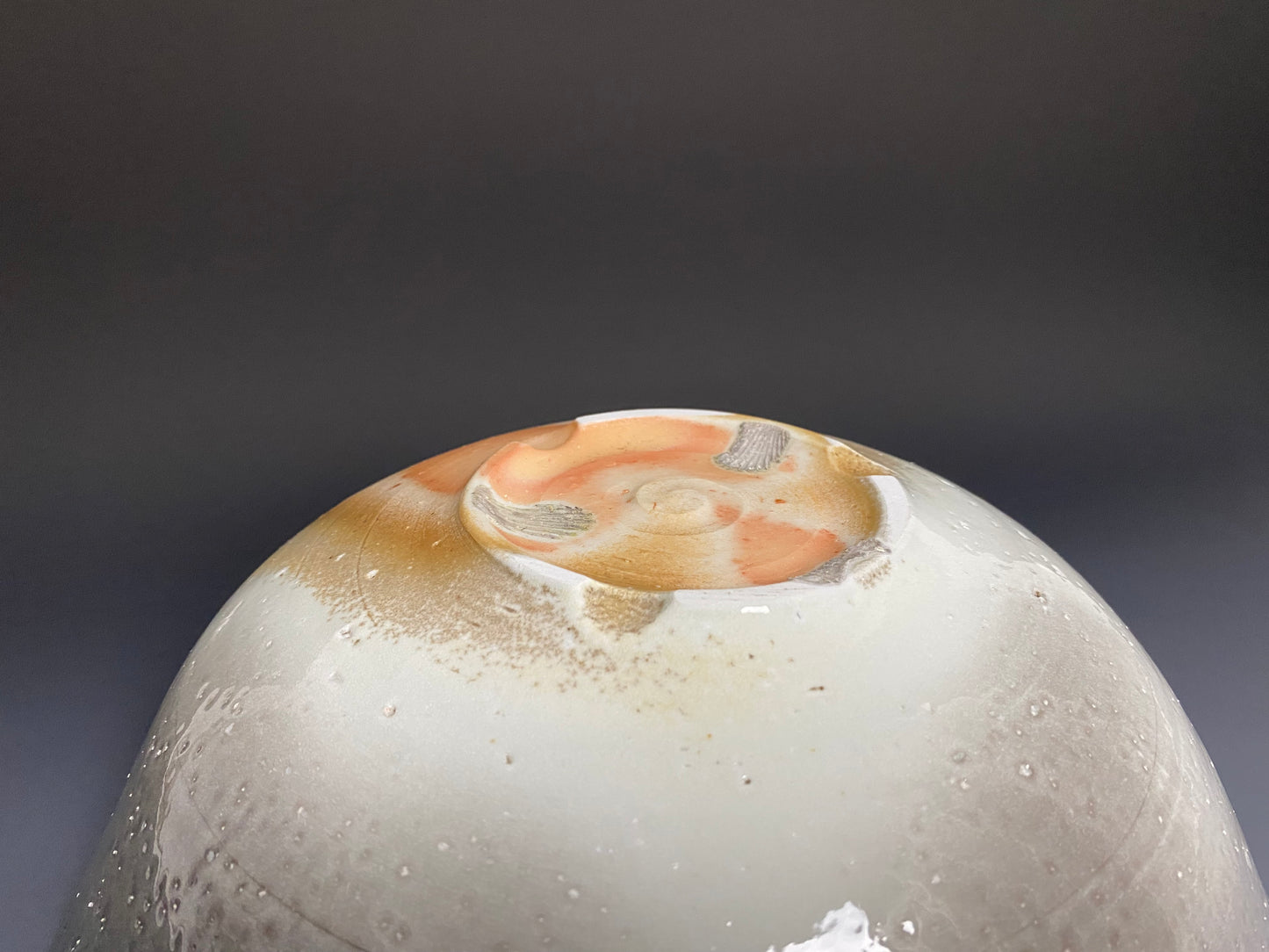 Wood Fired Porcelain Serving Bowl