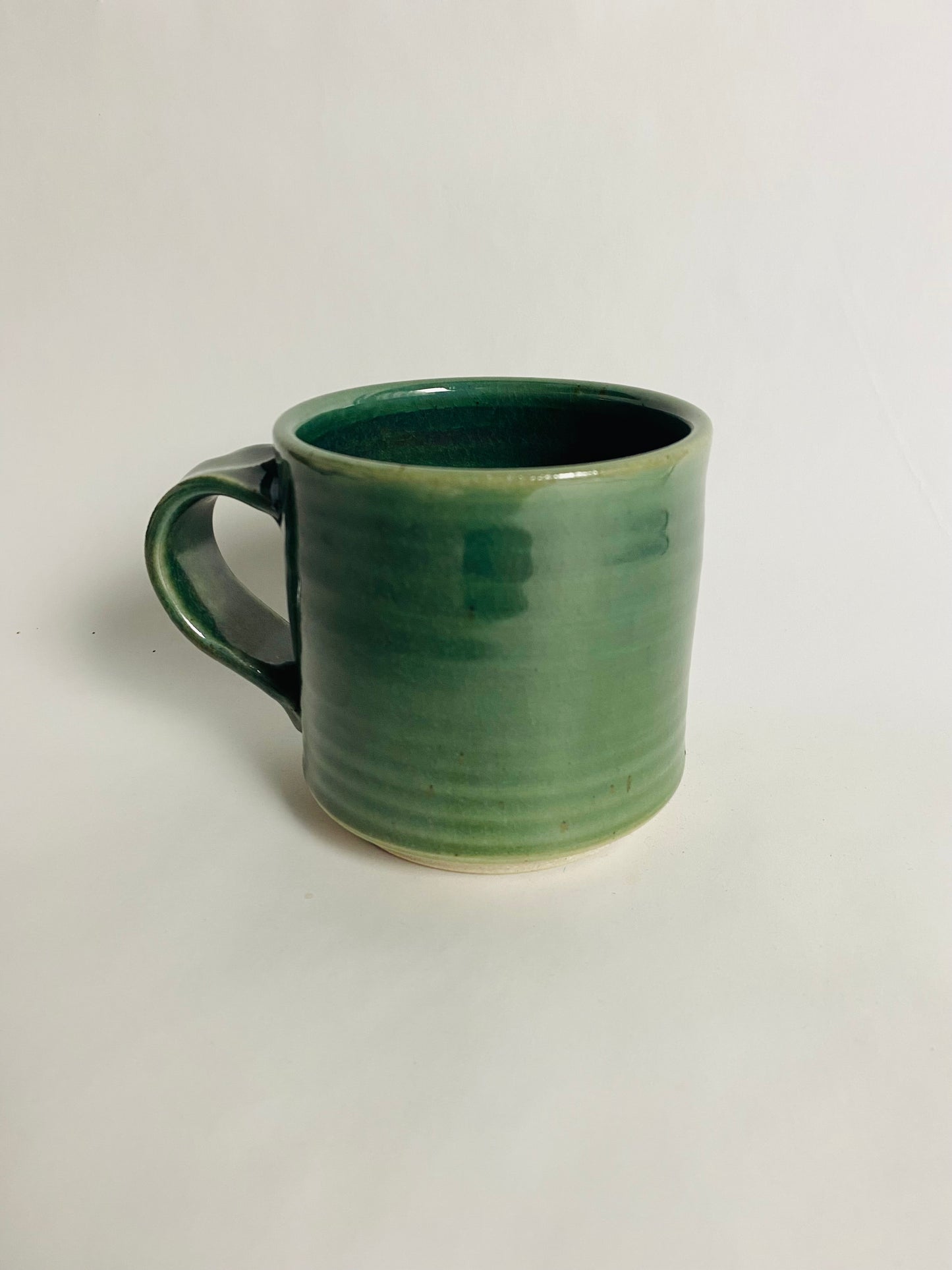 Mug with an Oribe Glaze