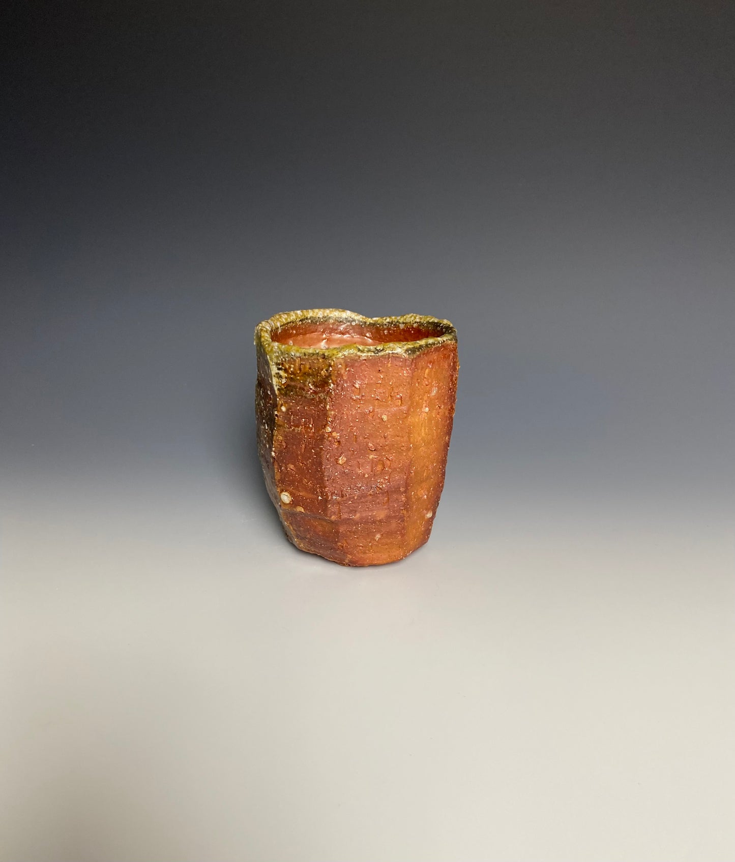 Wood Fired Faceted Cup
