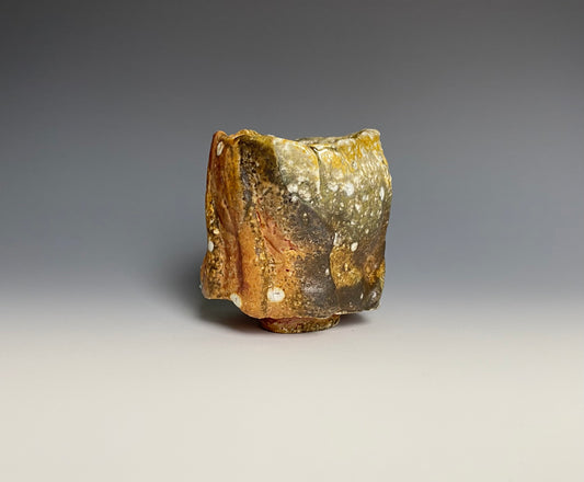 Wood fired hand carved yunomi