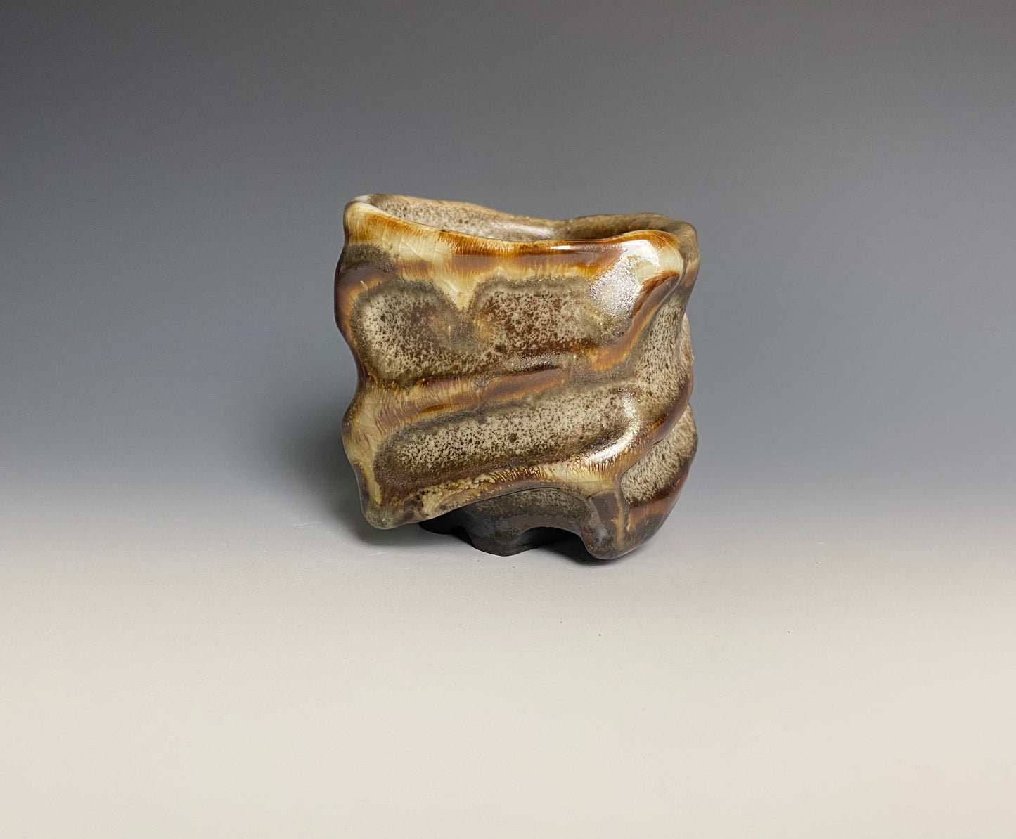 Wood fired Hand Carved Cup