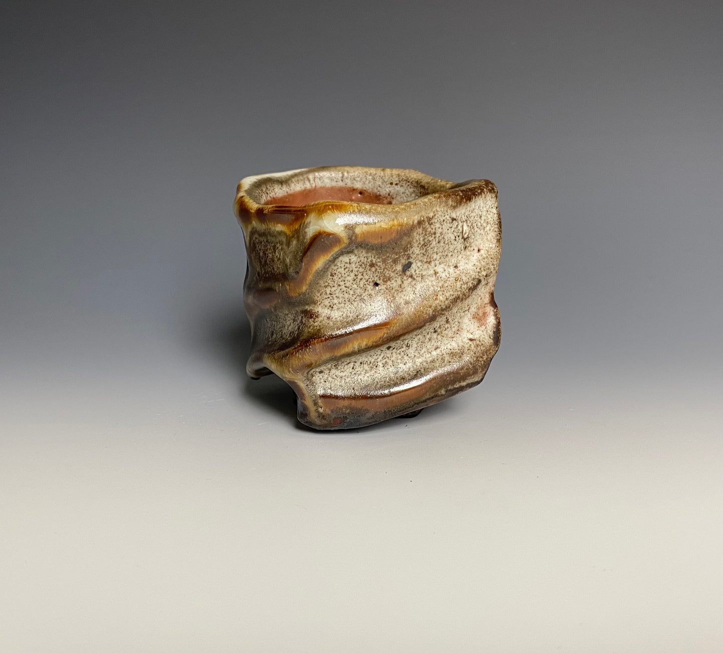 Wood fired Hand Carved Cup