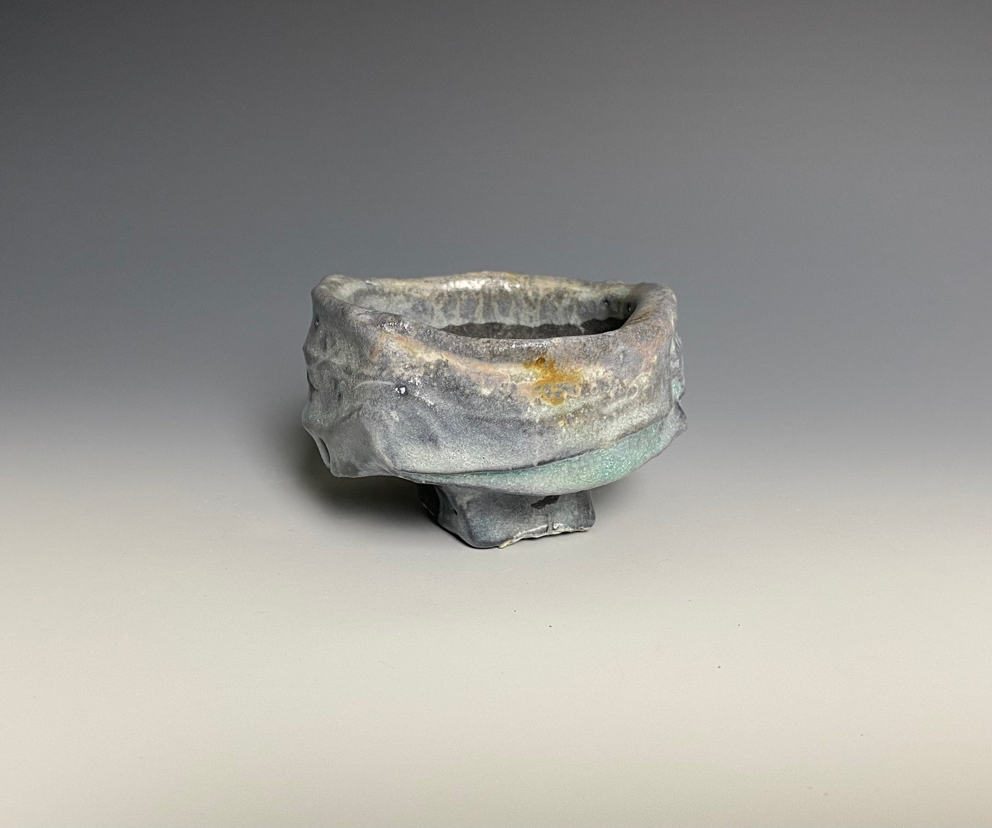 Wood Fired Hand Carved Porcelain Cup