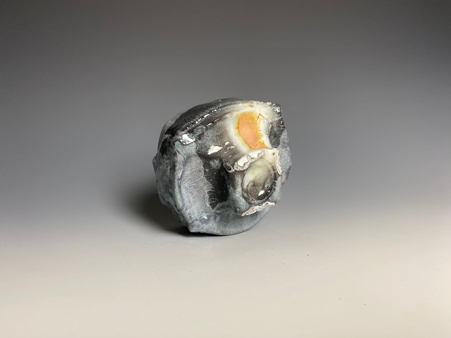 Wood Fired Hand Carved Porcelain Cup