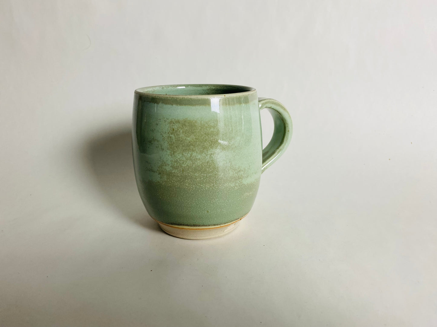 Mug with a Light Green Glaze