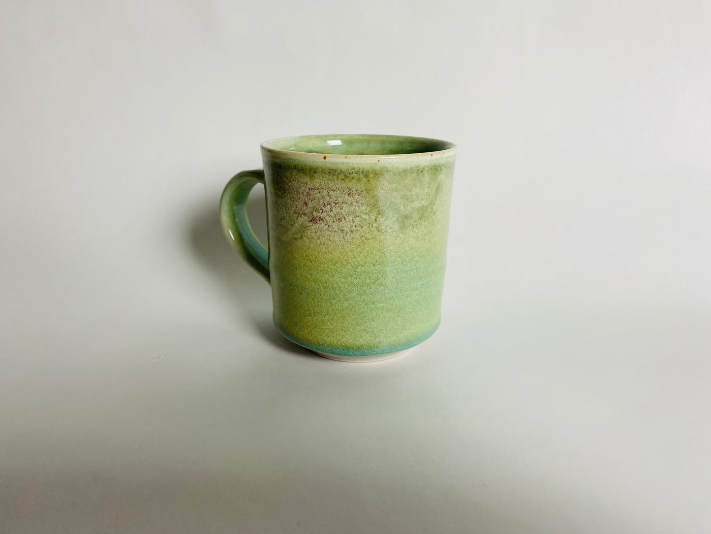 Mug with a Light Green Glaze
