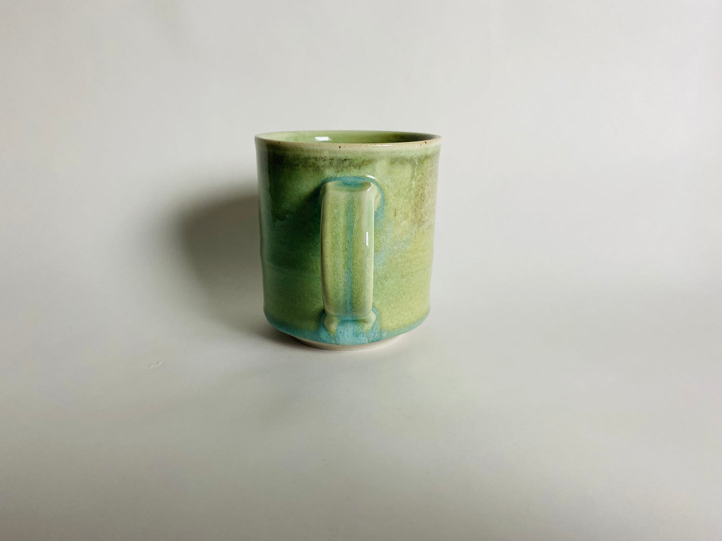 Mug with a Light Green Glaze