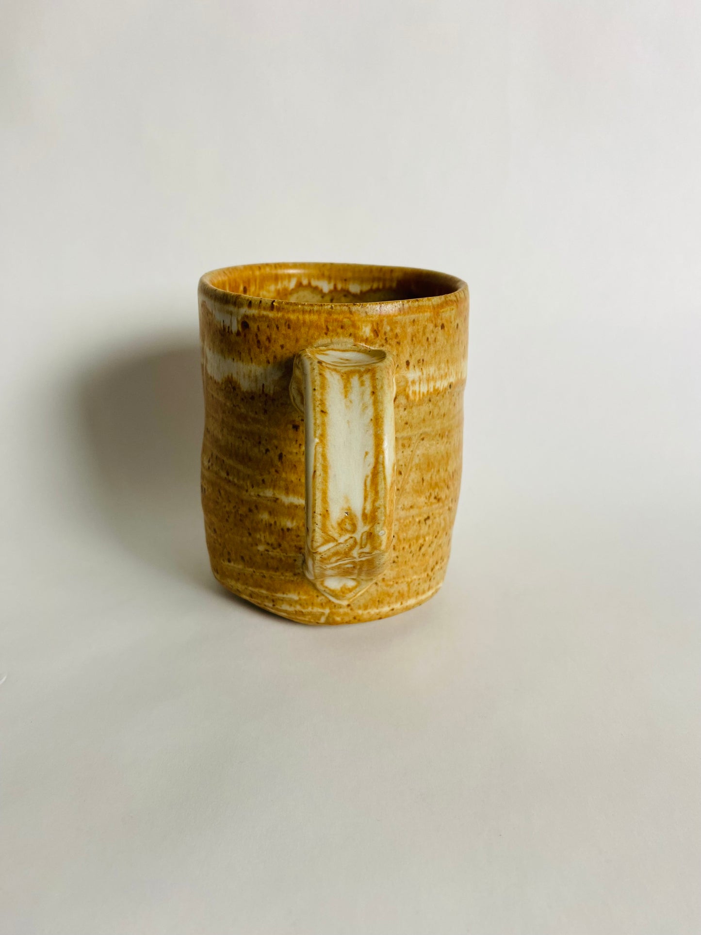 Mug with a Matte Finish and Paddle Marks