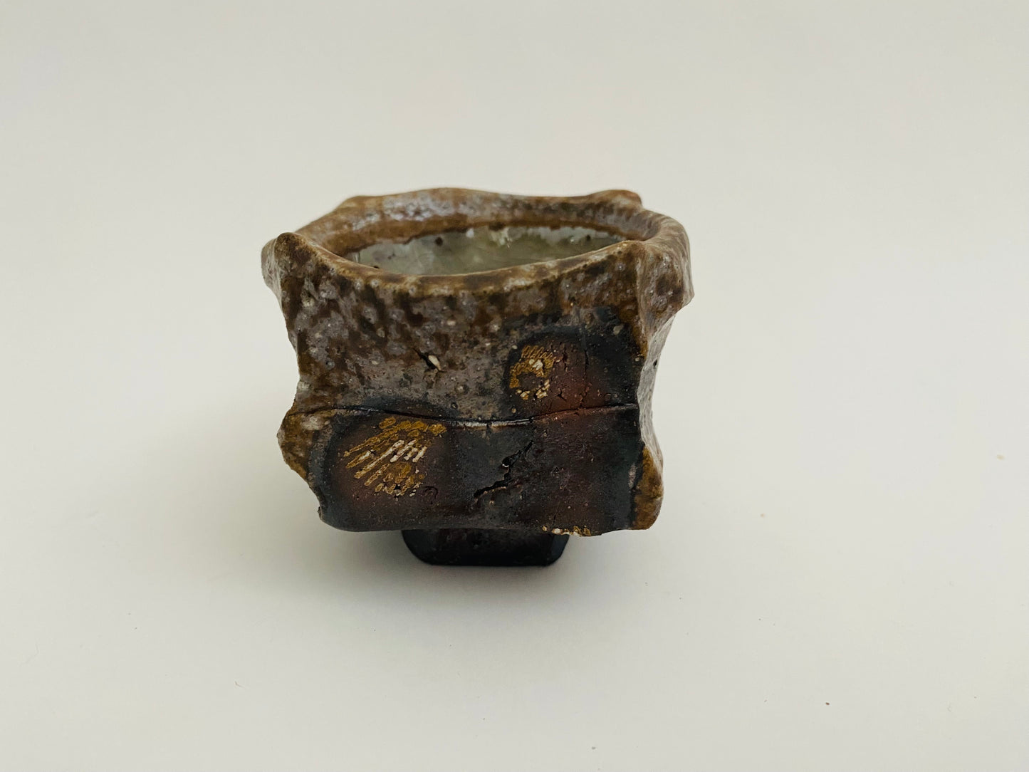 Wood fired sake cup