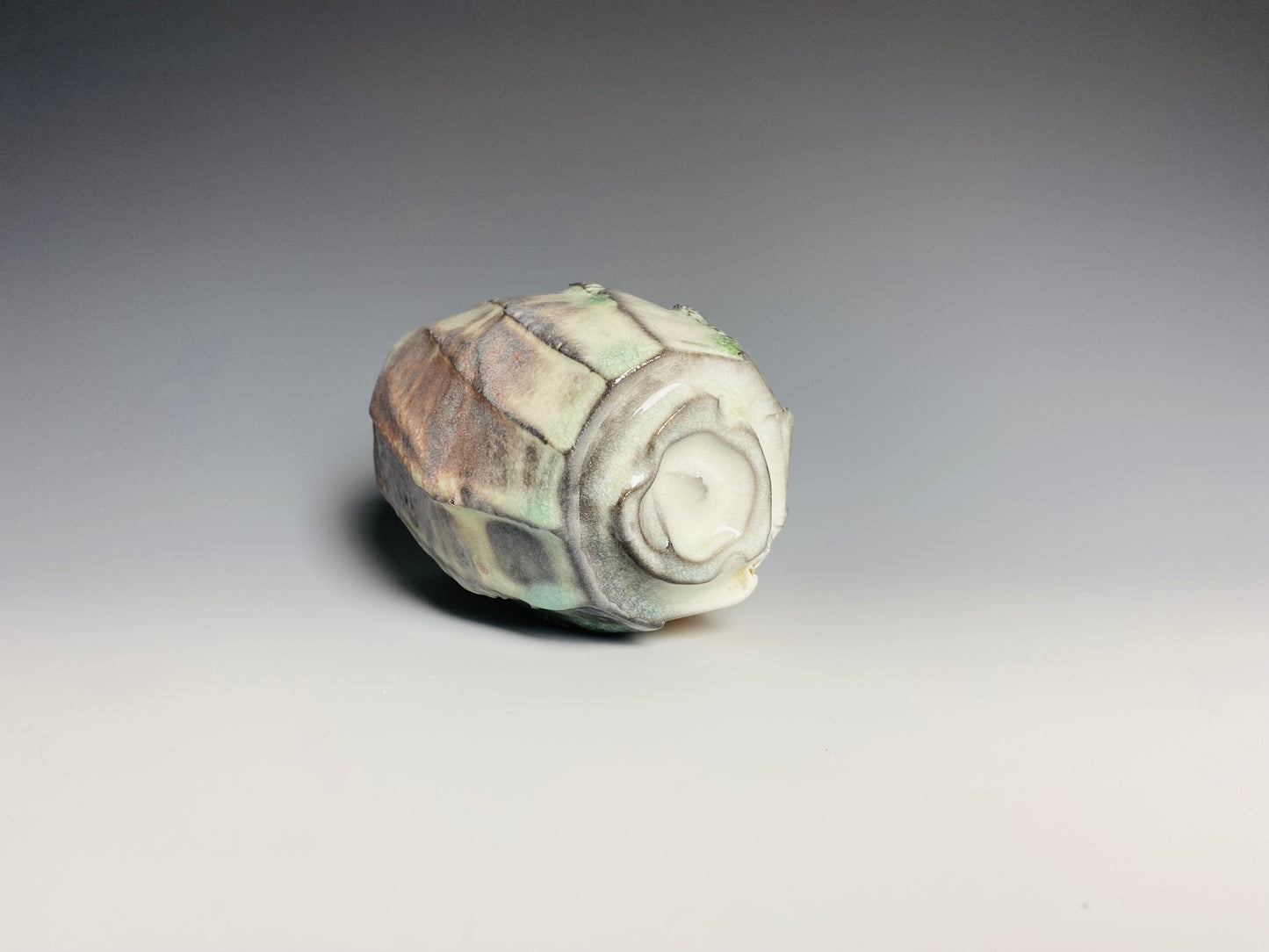 Wood Fired Faceted Yunomi