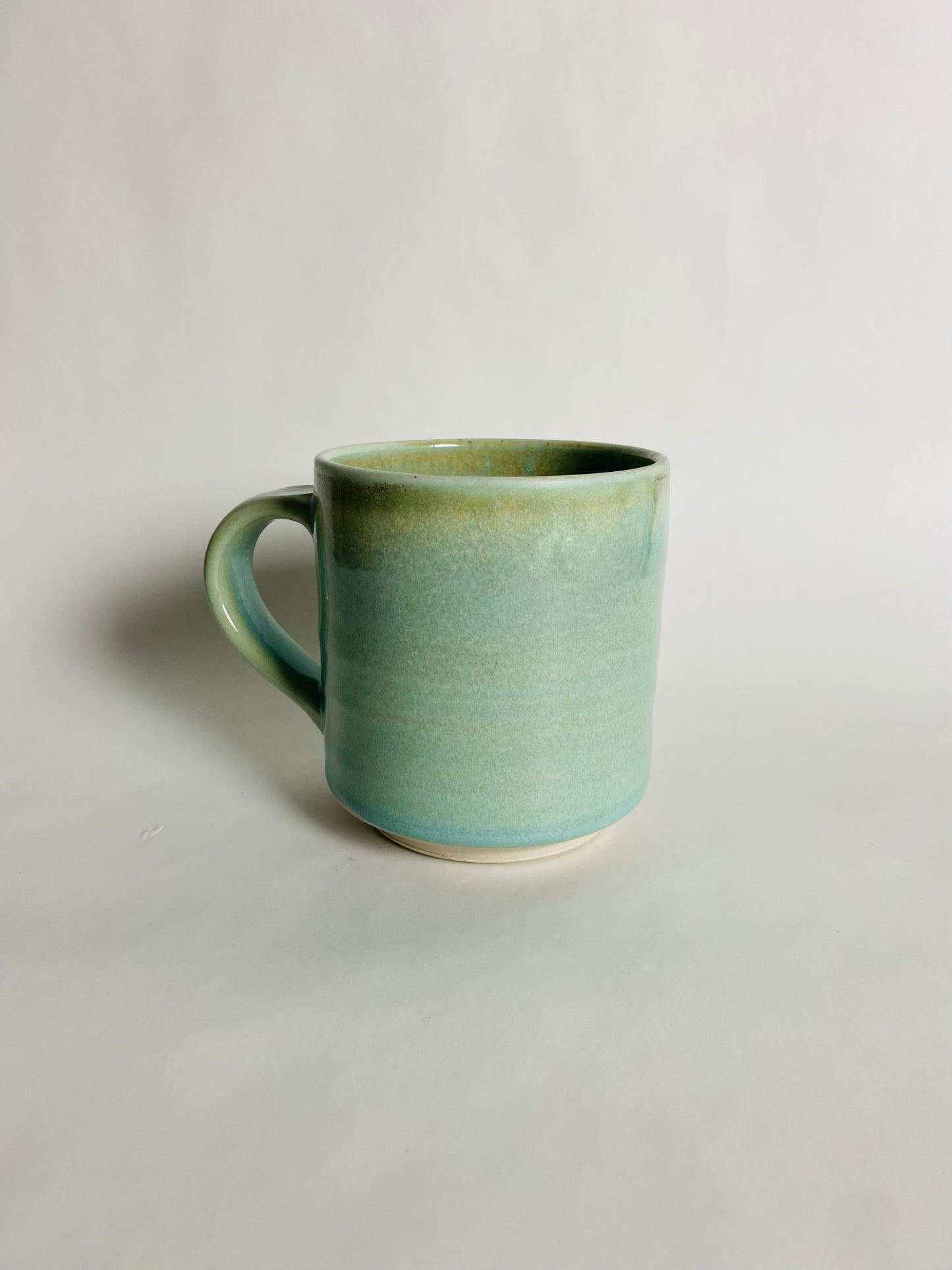 Big and Tall Mug, Aqua/Green Glaze