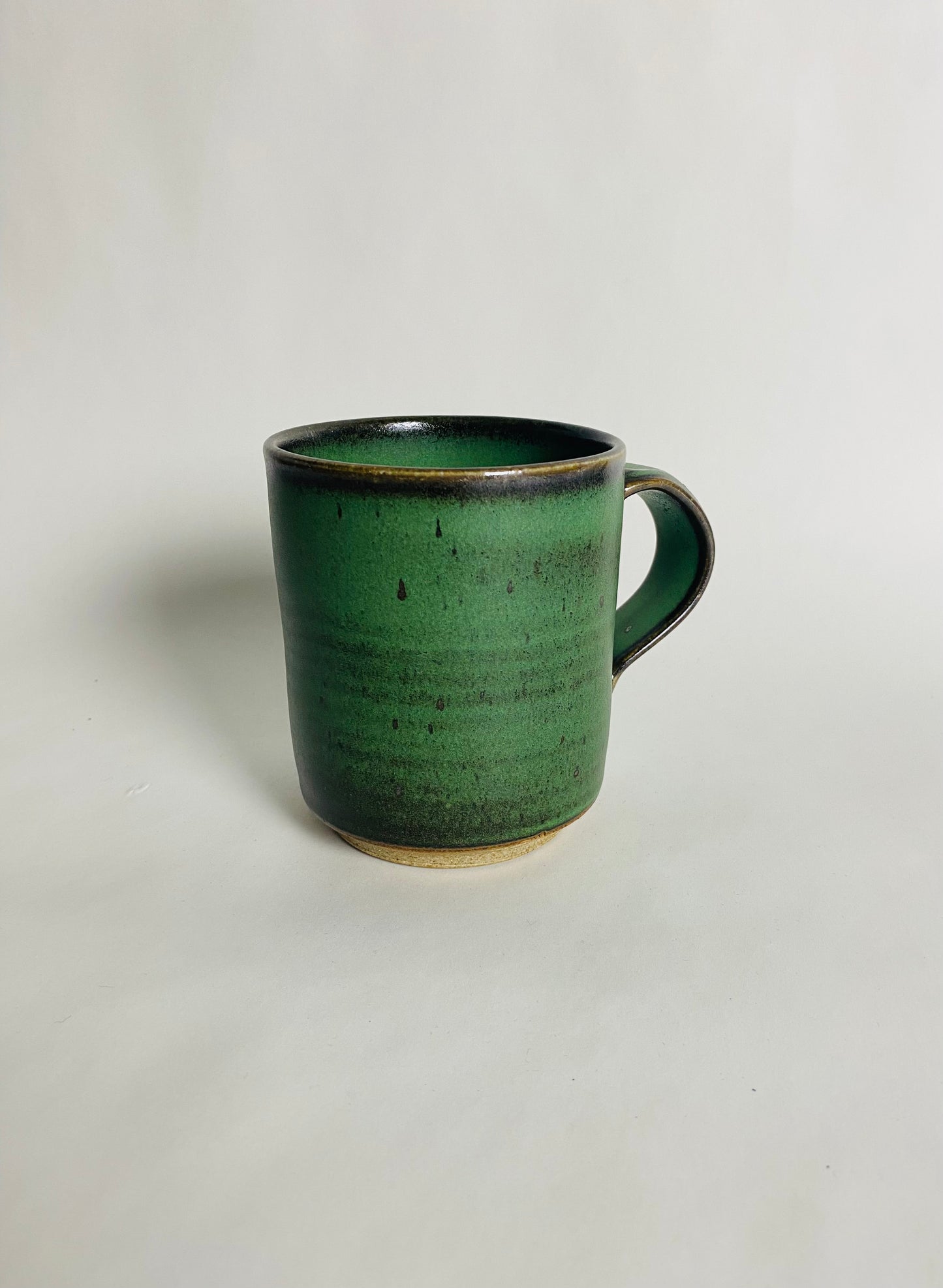 Stoneware Mug, Forest Green Glaze