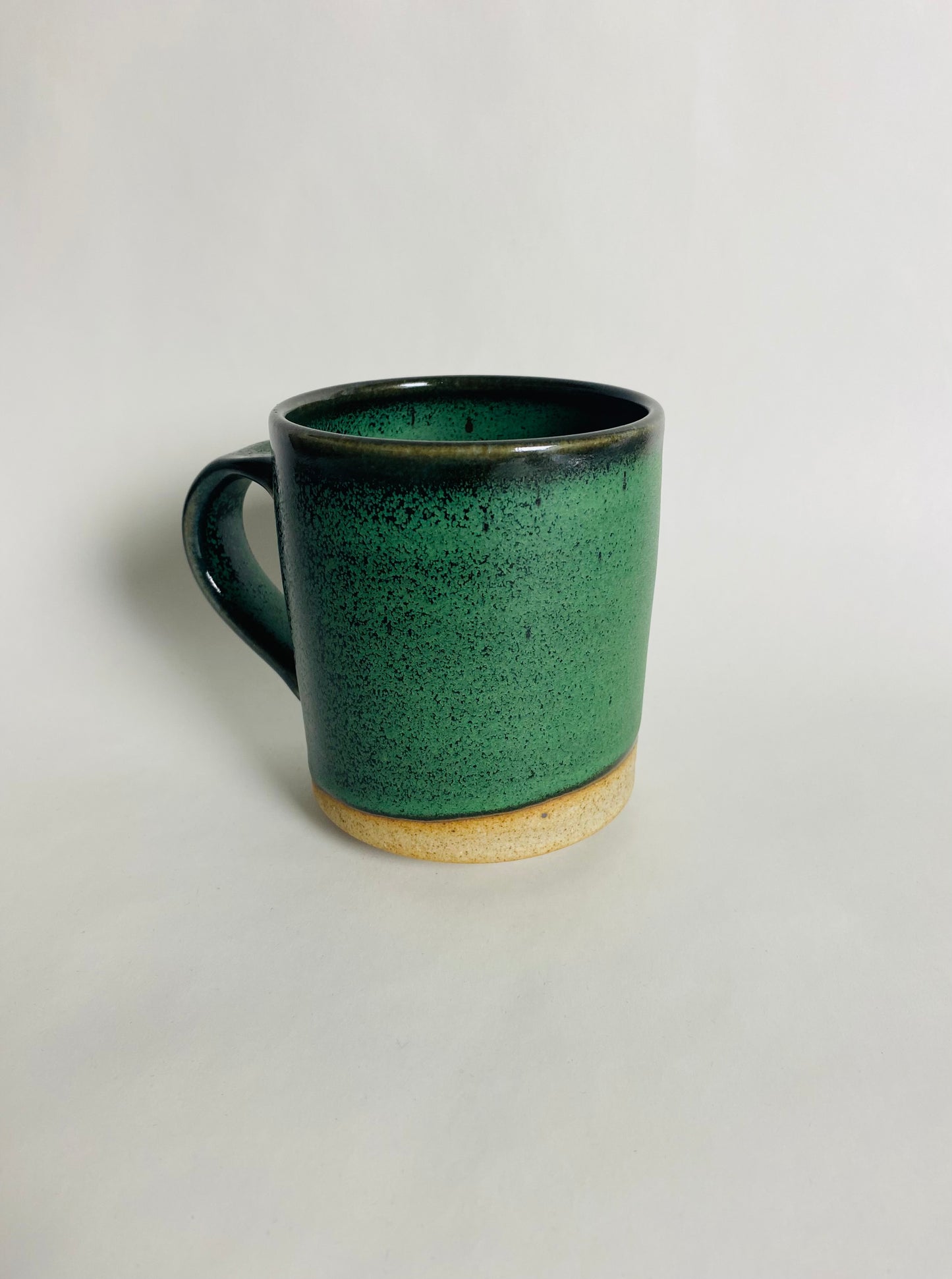 Stoneware Mug, Forest Green Glaze