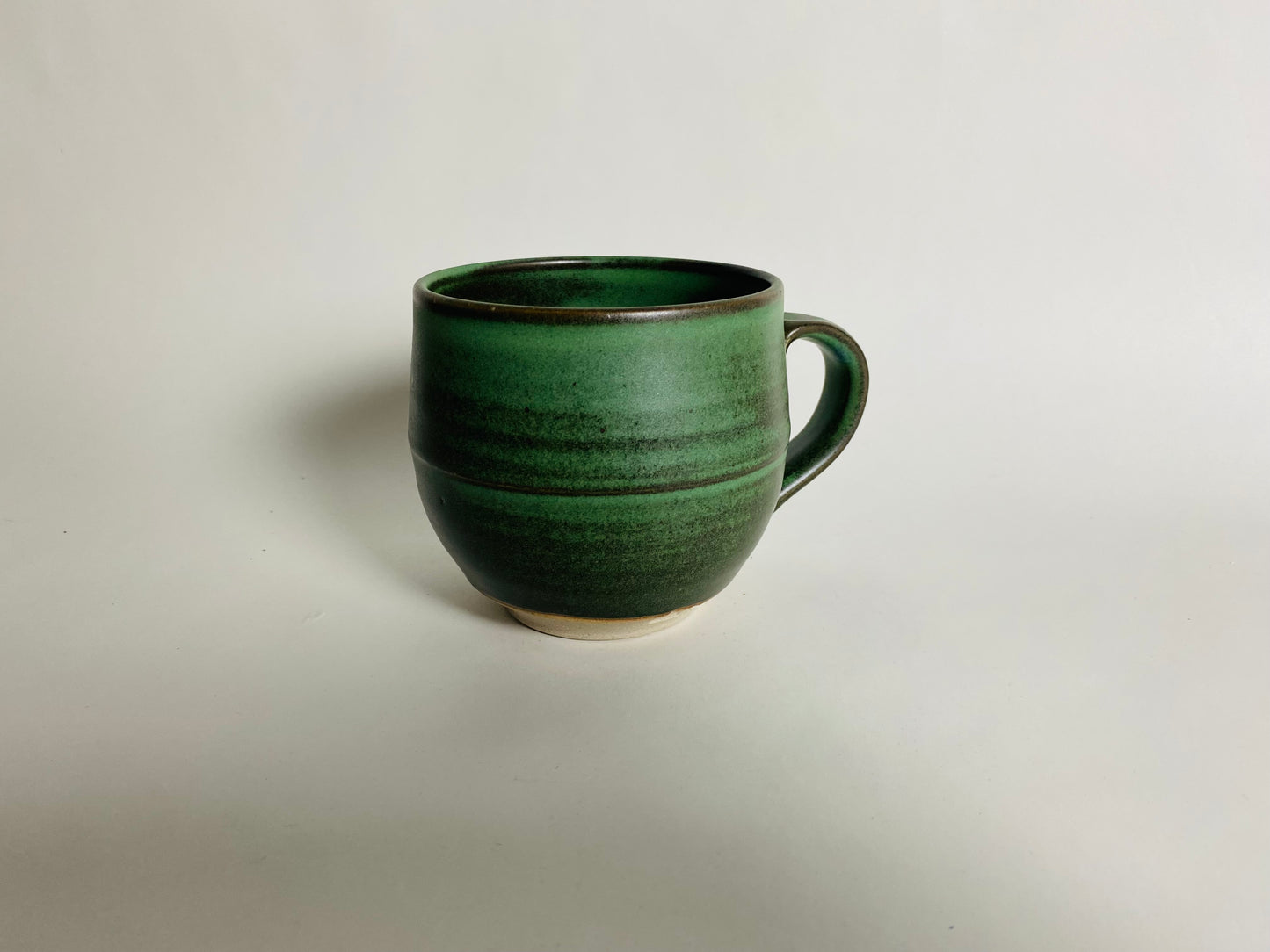 Mug with a Forest Green Glaze
