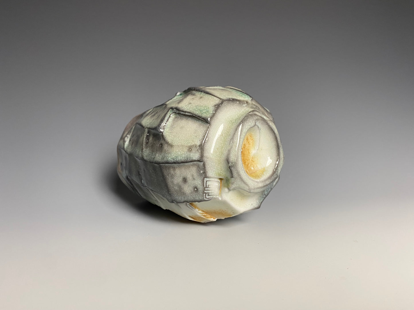 Wood Fired Faceted Yunomi