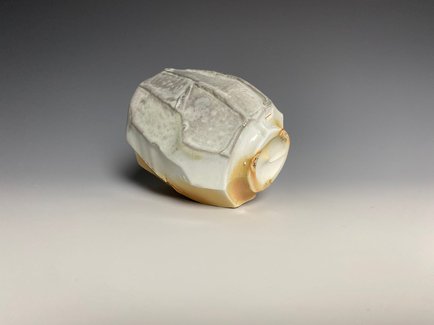 Wood Fired Faceted Yunomi