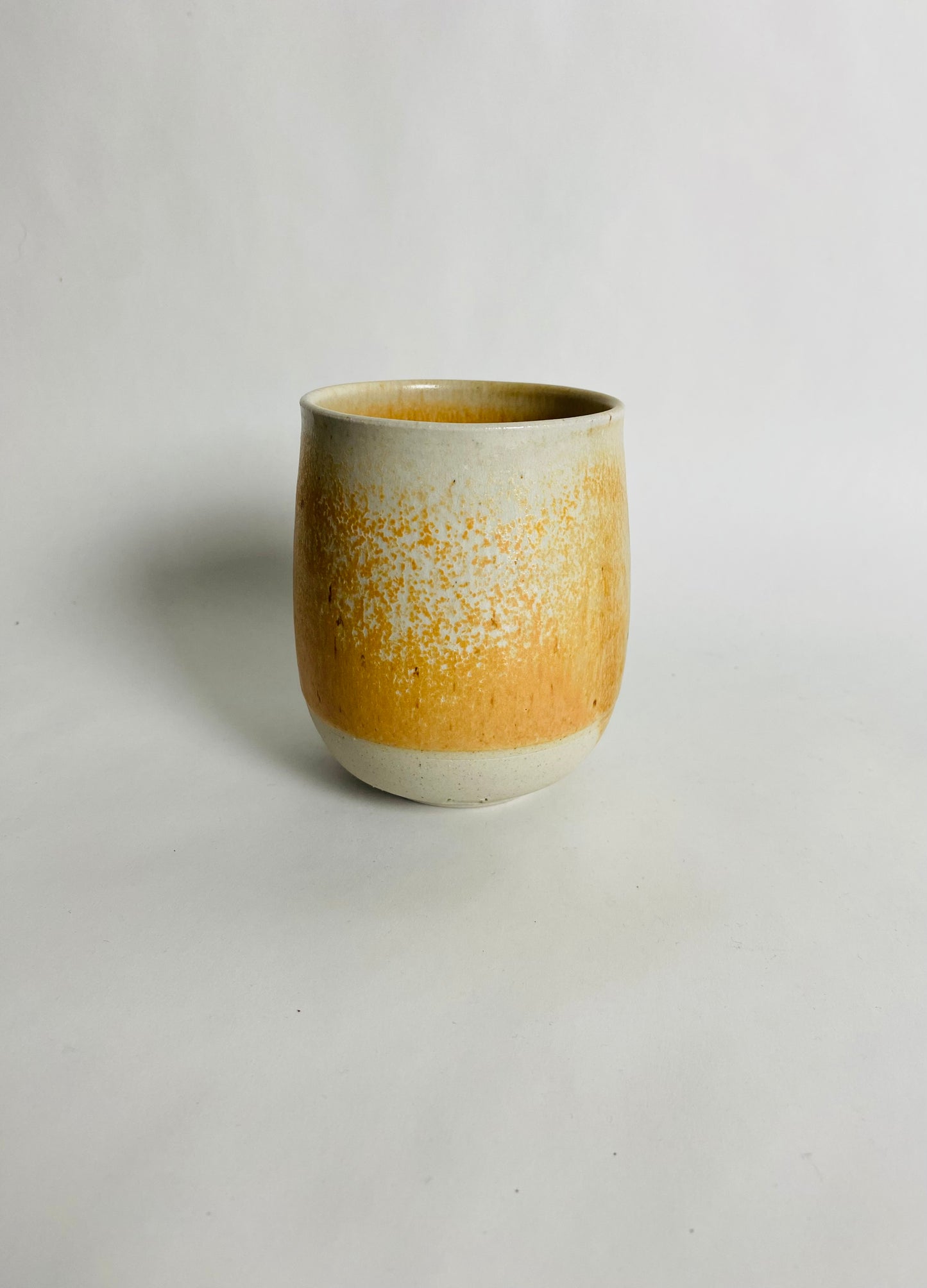 Orange Speckled Tumbler