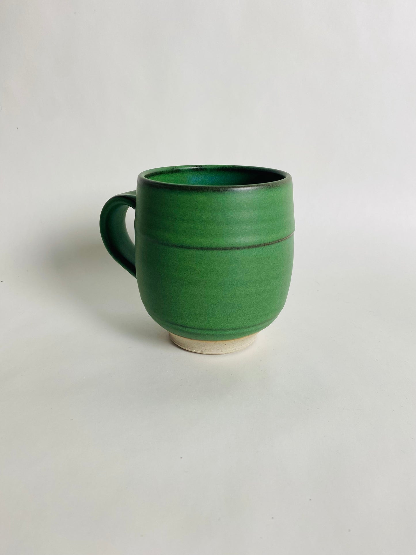 Large Forest Green Stoneware Mug