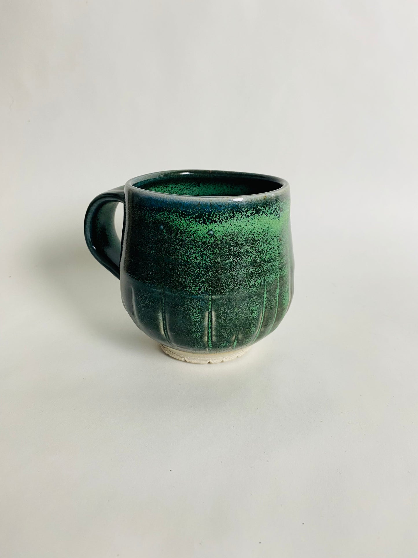 Blue/Green Mug with Crystals