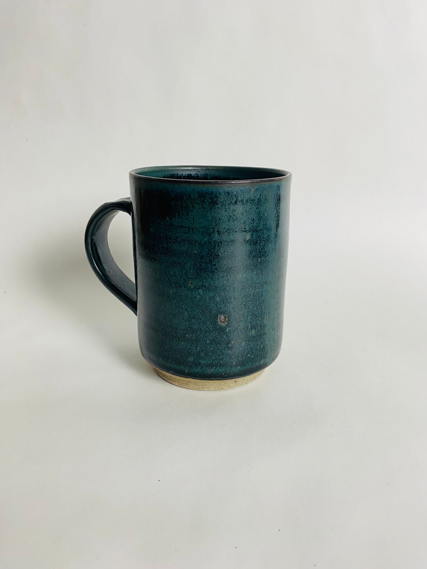 Tall Mug in a Midnight Blue Glaze