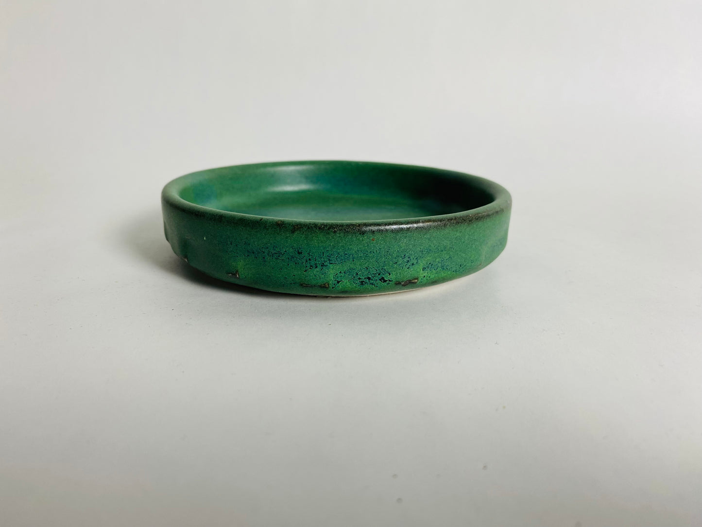 Wine Bottle Holder, Forest Green Glaze