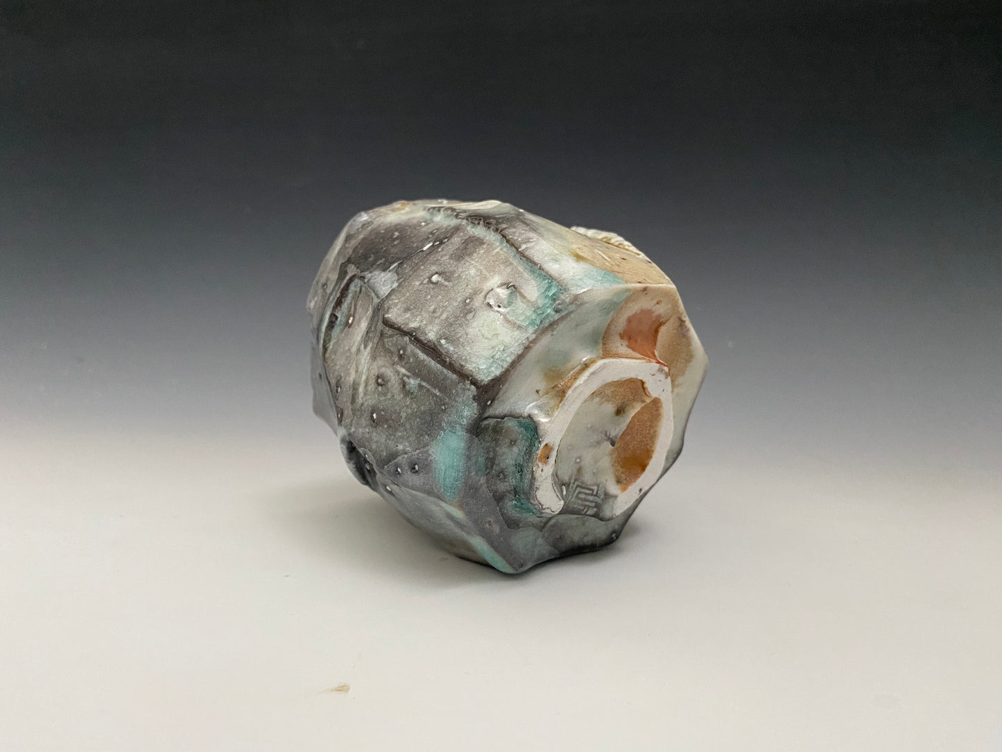 Wood Fired Faceted Cup