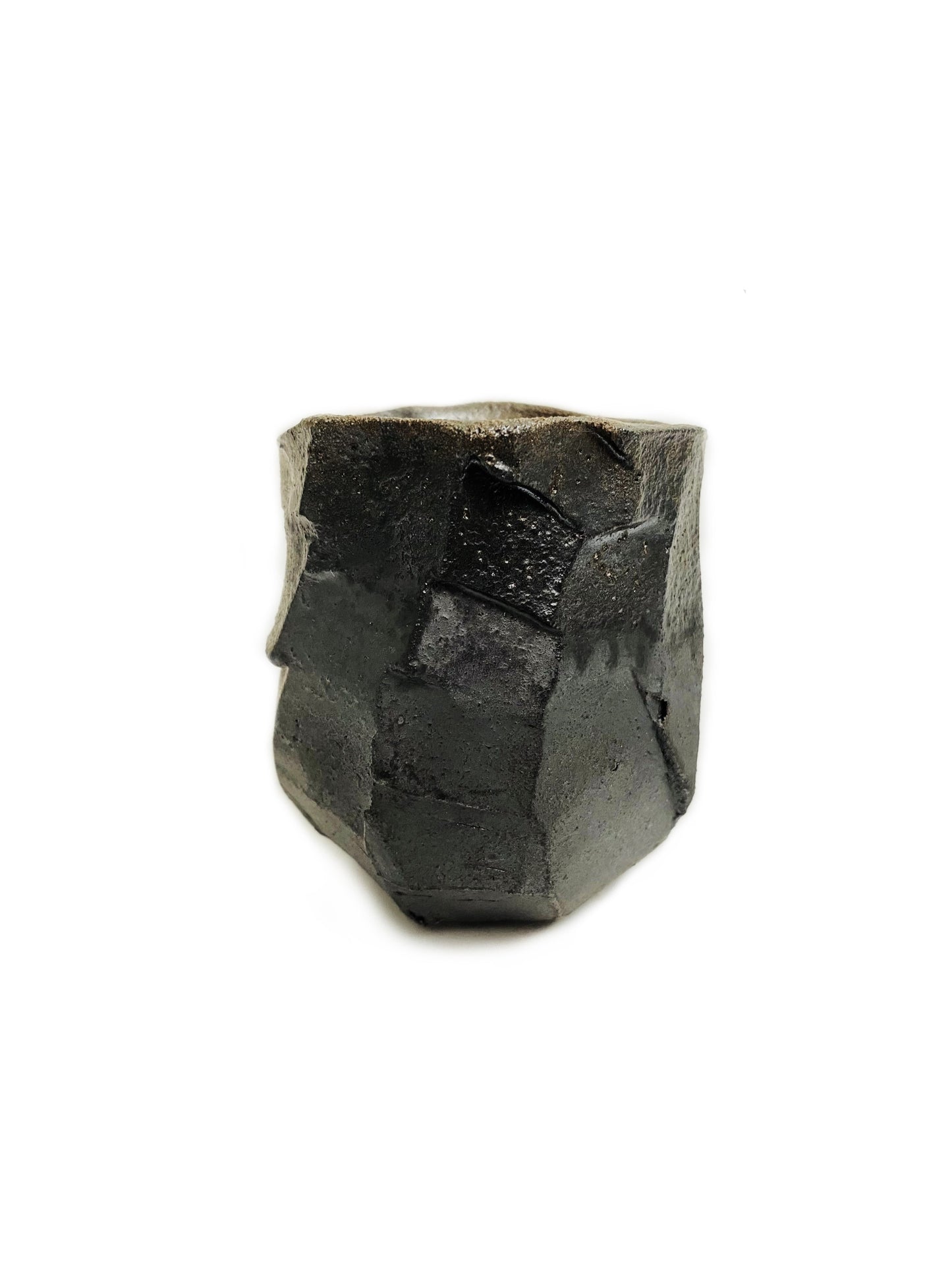 Wood Fired Faceted Cup