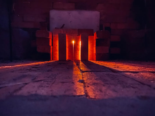 First Wood Firing in a New Kiln