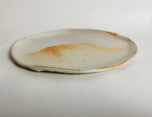 Slab Plate, Matte Glaze