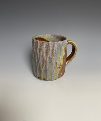 Fluted Wood Fired Mug