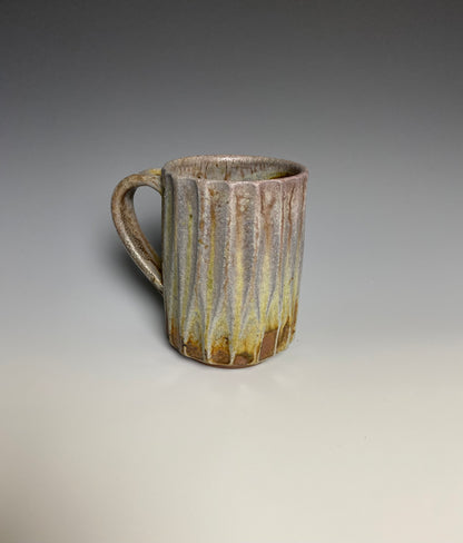 Fluted Wood Fired Mug