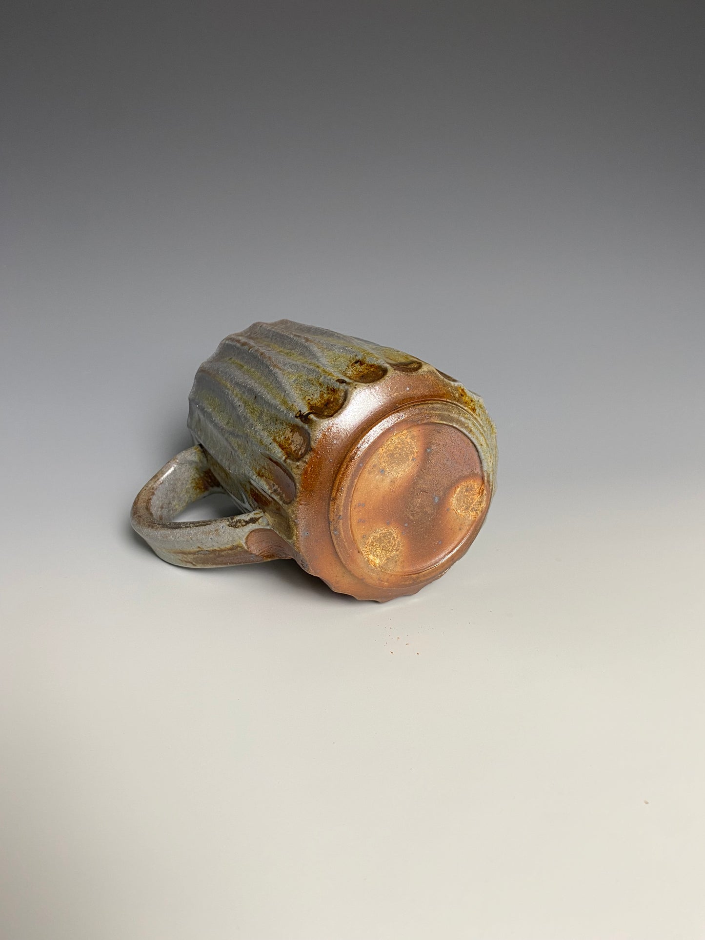 Fluted Wood Fired Mug