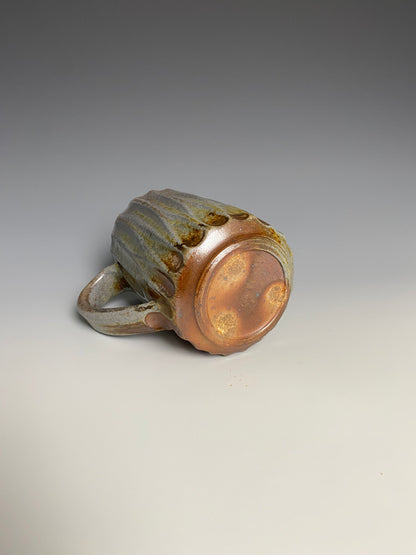 Fluted Wood Fired Mug