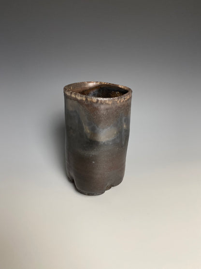 Wood Fired Tumbler Black Clay