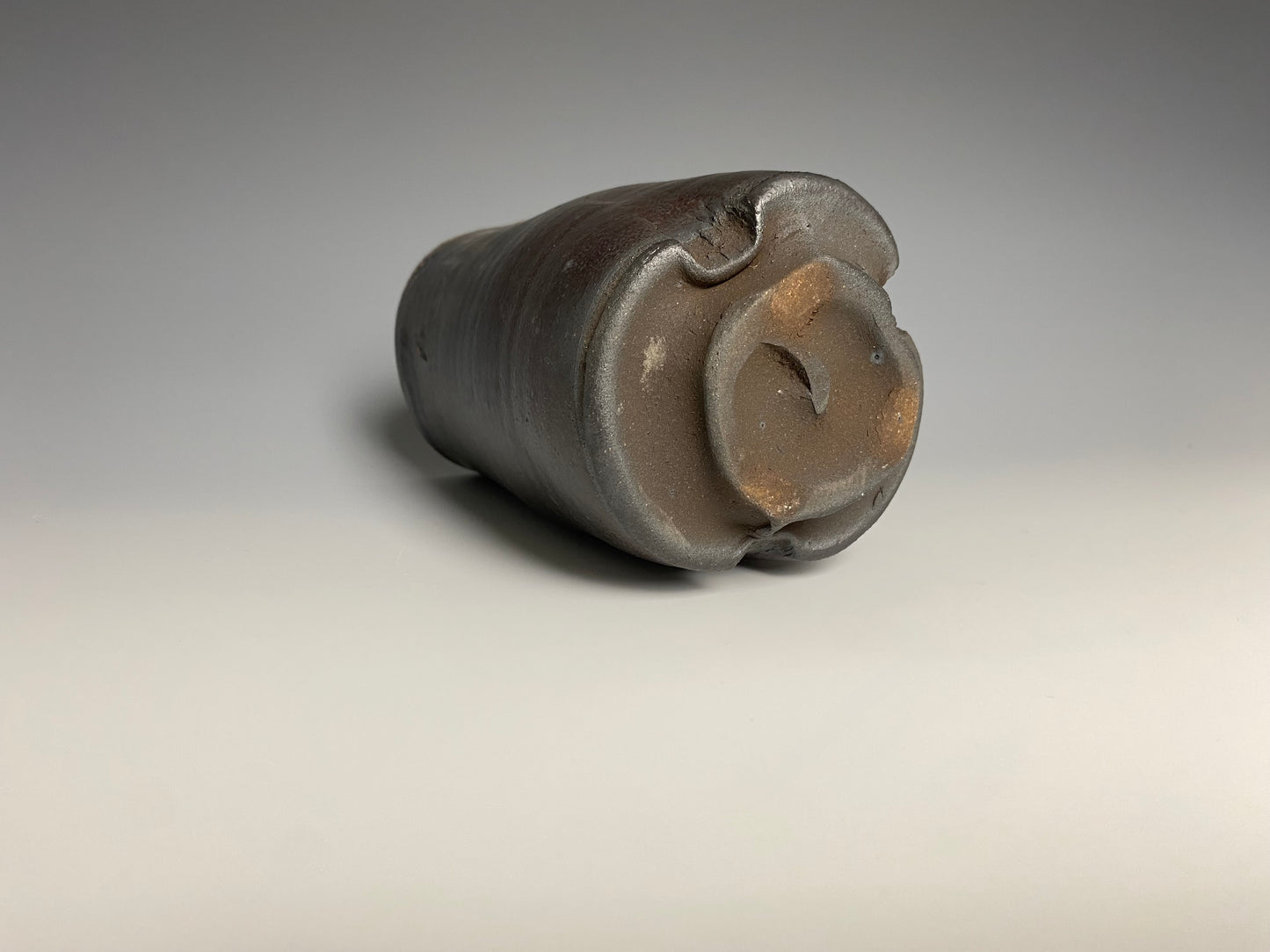 Wood Fired Tumbler Black Clay