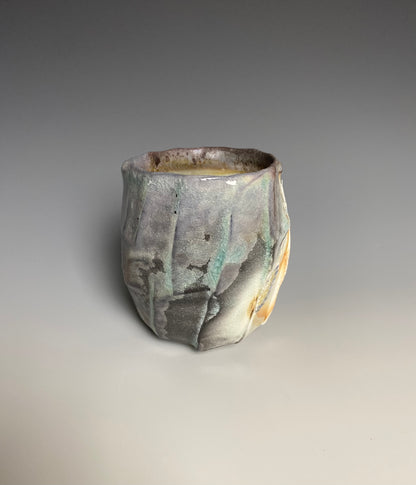 Wood Fired Faceted Yunomi