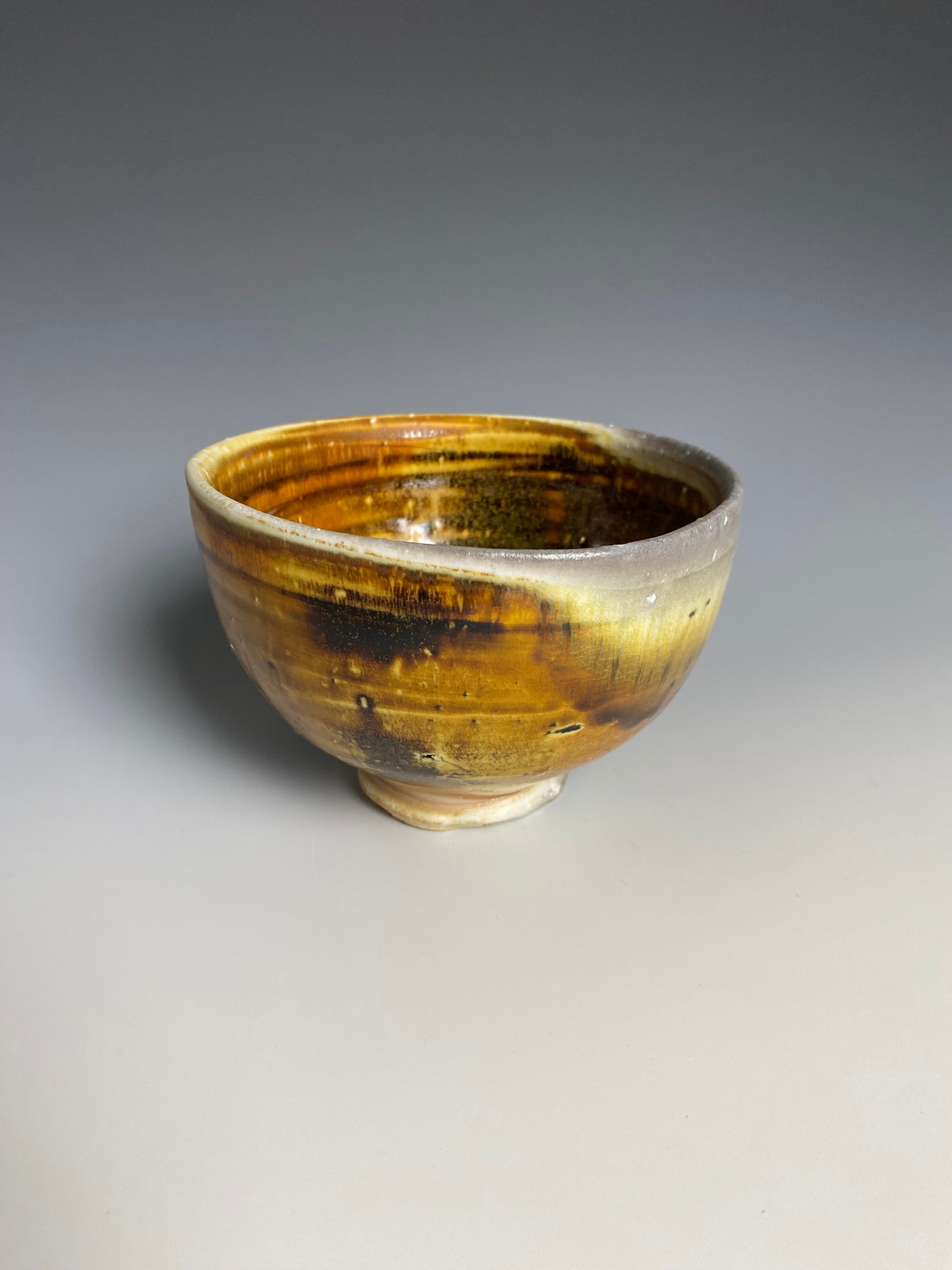 Wood Fired Porcelain Bowl