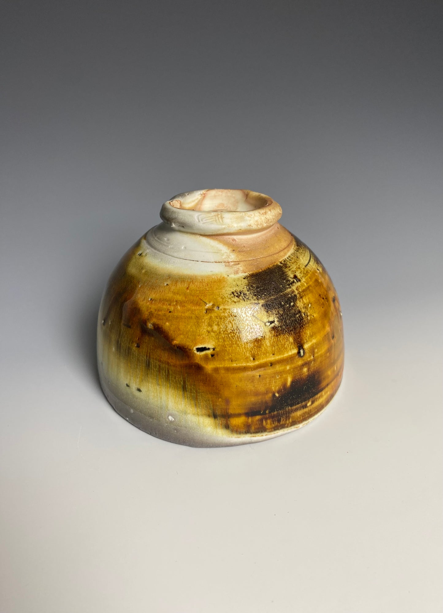 Wood Fired Porcelain Bowl