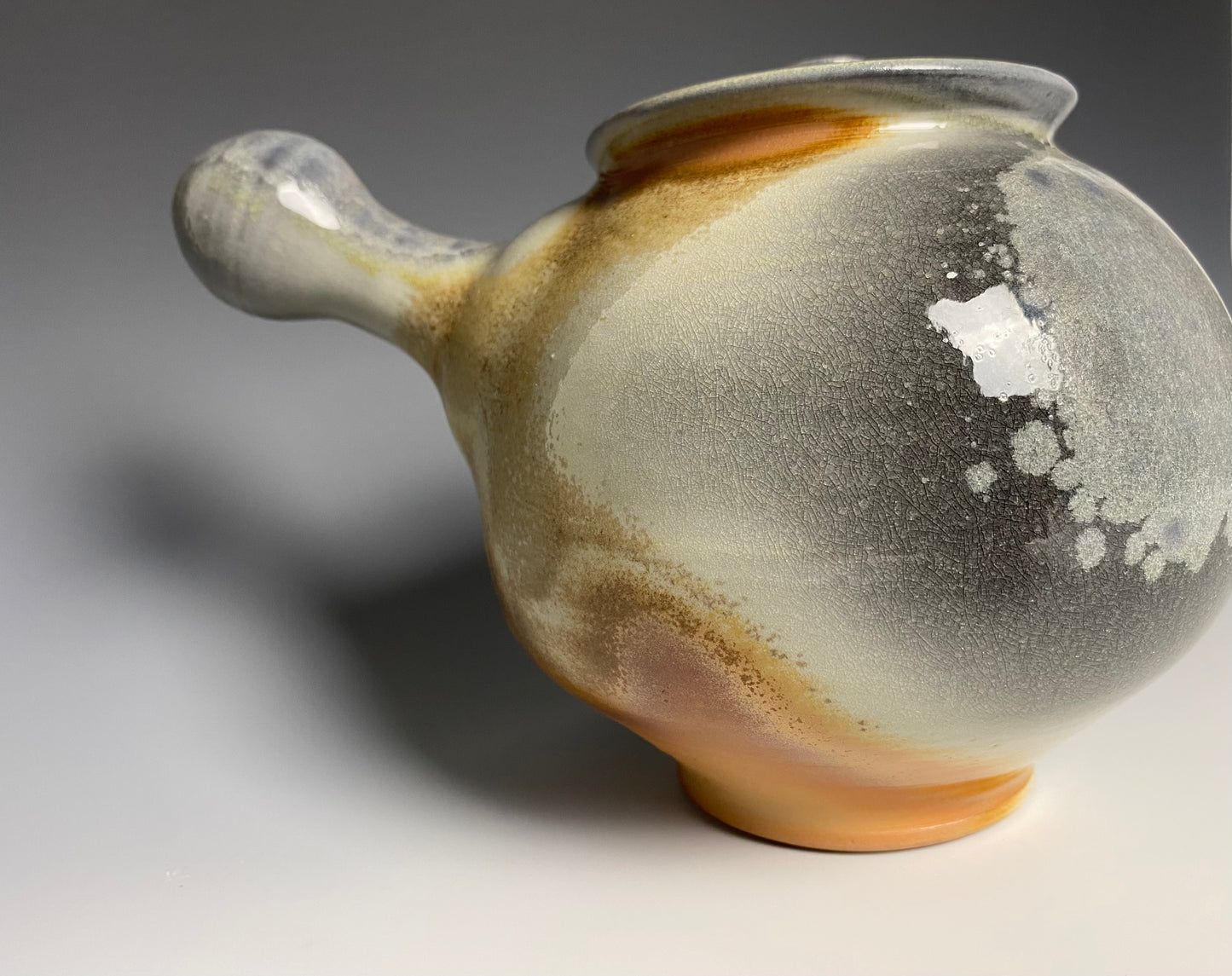 Wood Fired Porcelain Teapot