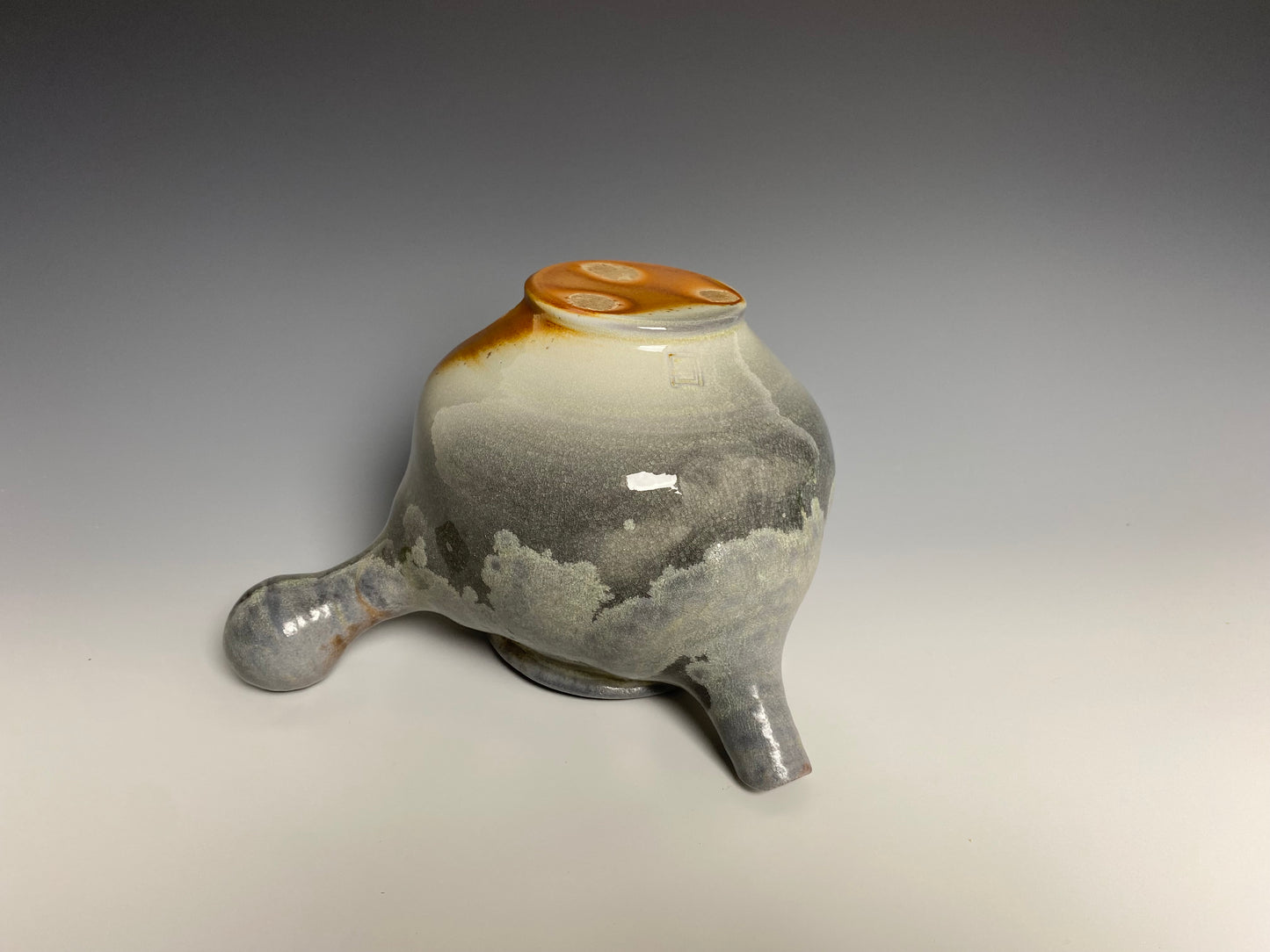 Wood Fired Porcelain Teapot