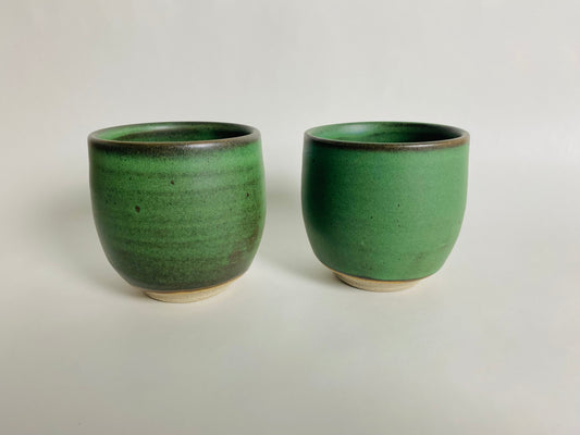 A Pair of Tumblers in Forest Green