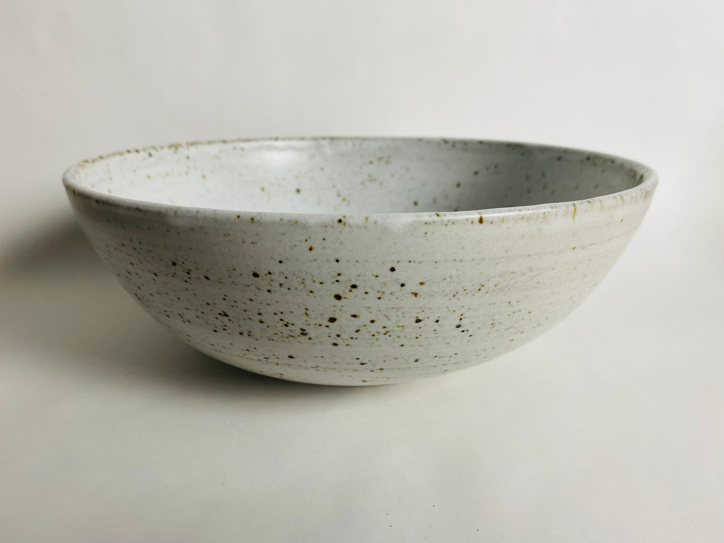 Serving Bowl with a Speckled Finish