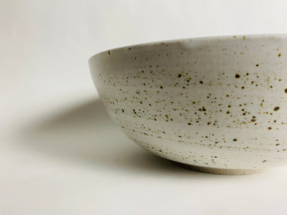 Serving Bowl with a Speckled Finish