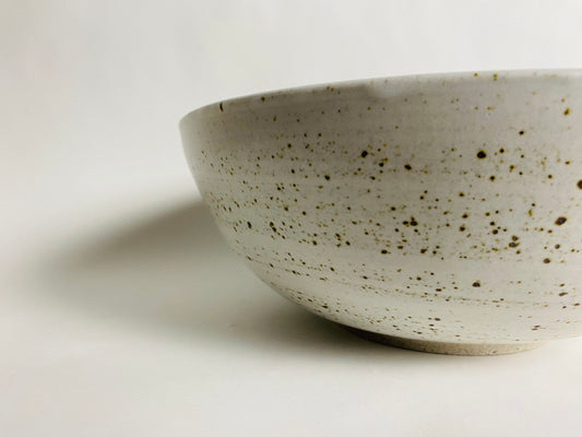 Serving Bowl with a Speckled Finish