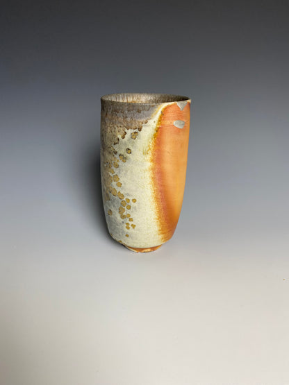 Tall Wood Fired Tumbler with Gintsugi