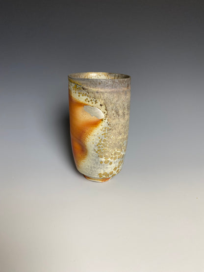 Tall Wood Fired Tumbler with Gintsugi