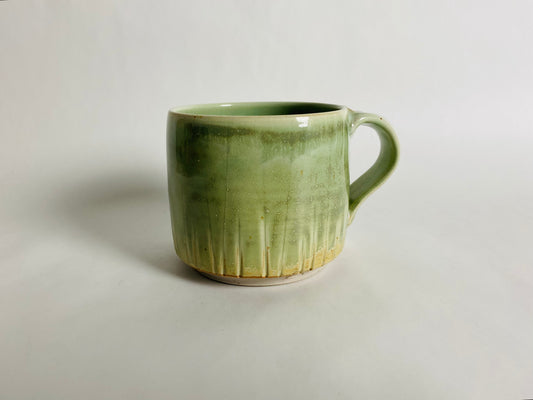 Mug with a Light Green Glaze
